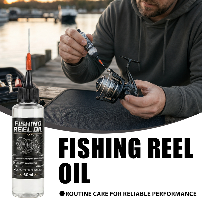 Reel Oil - Huile lubrifiante pour moulinets de pêche,