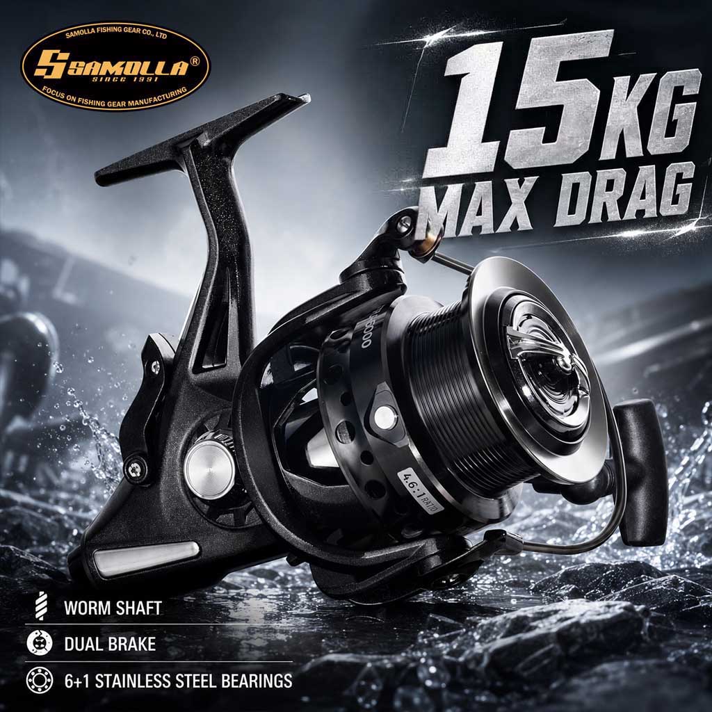 Reel Drag Knob - Moulinet Spinning SAMOLLA à Double Frein